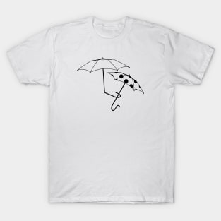 "Umbrella love" (black print) T-Shirt